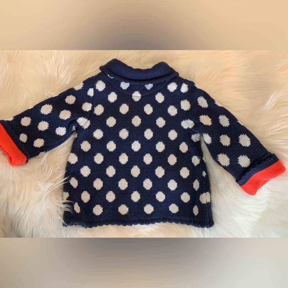 first impressions play - polka dot sweater (Sz 6-9M) - Picture 2 of 3